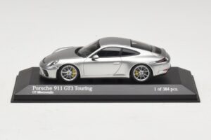 Porsche 911 991.2 GT3 Touring Argent Minichamps 1:43 410067422 Métal