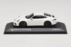 Porsche 911 991.2 GT3 Touring Blanc Minichamps 1:43 410067420 Métal