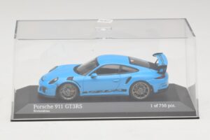 Porsche 911 991 GT3 RS Bleu Minichamps 1:43 410063222 Métal — image 4 sur 5