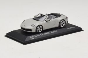 Porsche 911 992 Carrera 4S Cabriolet Gris Minichamps 1:43 410069331 Métal — image 2 sur 5