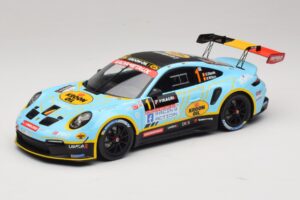 Porsche 911 992 Rally GT #1 C. Cherain / D. Withers Rallye de Wallonie 2025 IXO 1:18 18RMC254 Métal