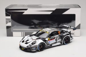 Porsche 911 992 Rally GT #17 C. De Cecco / J. Humblet Rallye de Wallonie 2025 IXO 1:18 18RMC255 Métal — image 6 sur 6