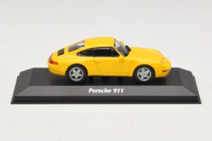 Porsche 911 993 Jaune Maxichamps 1:43 940063000 Métal