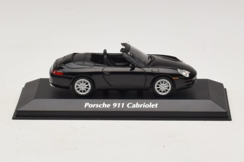 Porsche 911 996 Cabriolet Noir Métallisé Maxichamps 1:43 940061030 Métal