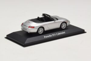 Porsche 911 996 Cabriolet Argent Maxichamps 1:43 940061031 Métal — image 2 sur 5