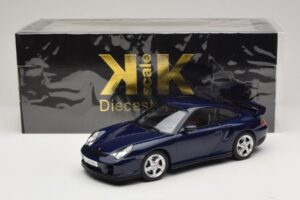 Porsche 911 996 GT2 Bleu Foncé Métallisé KK-Scale 1:18 KKDC181452 Métal — image 6 sur 6