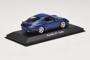 Porsche 911 996 Turbo Blue Metallic Maxichamps 1:43 940069301 Métal — image 2 sur 5