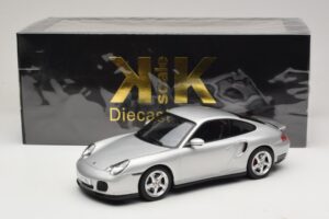 Porsche 911 996 Turbo Argent KK-Scale 1:18 KKDC181471 Métal — image 6 sur 6