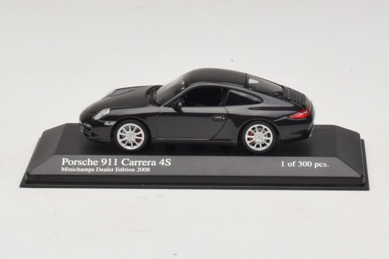 Porsche 911 997 Carrera 4S Gris Métallisé Minichamps 1:43 403066430 Métal