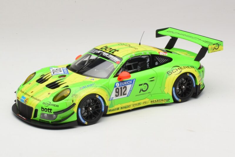 Porsche 911 GT3 R #912 Manthey Racing R. Lietz / P. Pilet / F. Makowiecki / N. Tandy 24 Hours of Nurburgring Winner 2018 Mini