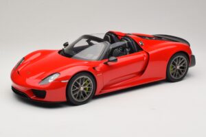 Porsche 918 Spyder Weissach Package Guards Red AUTOart 1:12 12122 Métal