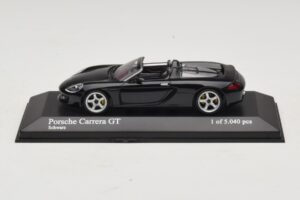 Porsche Carrera GT Noir Minichamps 1:43 430060230 Métal