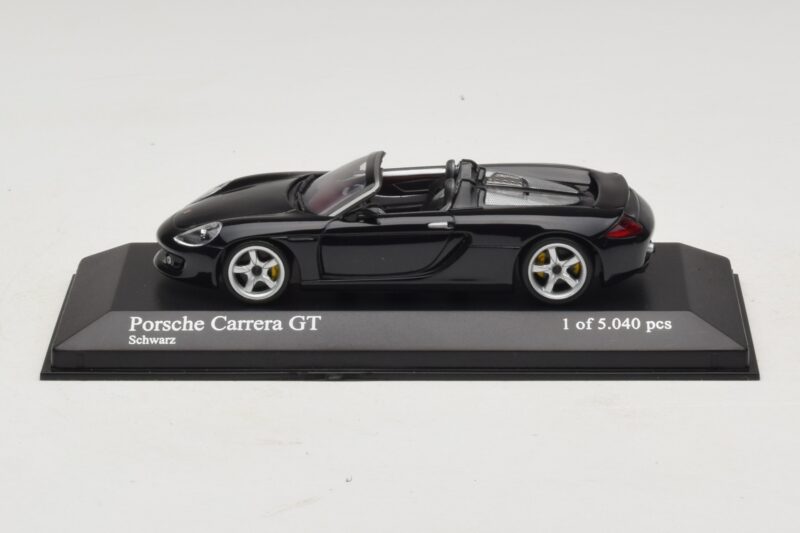 Porsche Carrera GT Noir Minichamps 1:43 430060230 Métal