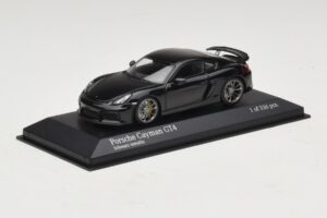 Porsche Cayman GT4 981 Black Metallic Minichamps 1:43 410066121 Diecast — image 2 sur 5
