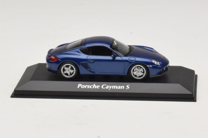 Porsche Cayman S 987 Bleu Métallisé Maxichamps 1:43 940065621 Métal