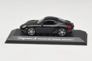 Porsche Cayman S 987 Porsche Design Edition 1 Noir Minichamps 1:43 400065622 Métal
