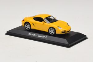 Porsche Cayman S 987 Jaune Maxichamps 1:43 940065620 Métal — image 3 sur 5