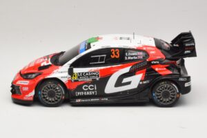 Toyota GR Yaris Rally1 #33 E. Evans / S. Martin Rally Monte Carlo 2026 IXO 1:18 18RMC269B Métal — image 3 sur 6
