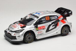 Toyota GR Yaris Rally1 #69 K. Rovanpera / J. Halttunen Rally Portugal 2025 IXO 1:18 18RMC250B Métal