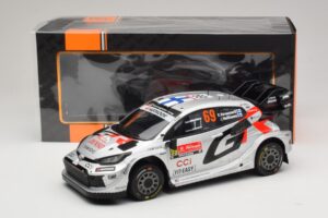 Toyota GR Yaris Rally1 #69 K. Rovanpera / J. Halttunen Rally Portugal 2025 IXO 1:18 18RMC250B Métal — image 6 sur 6