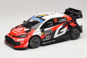 Toyota GR Yaris Rally1 #99 O. Solberg / E. Edmondson Rally Monte Carlo Winner 2026 IXO 1:18 18RMC269A Métal