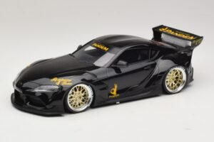 Toyota Supra GR A90 Pandem V1.0 Noir TopSpeed 1:18 TS0307 Résine