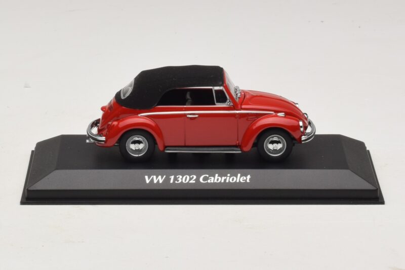 Volkswagen 1302 Cabriolet Rouge Maxichamps 1:43 940055031 Métal