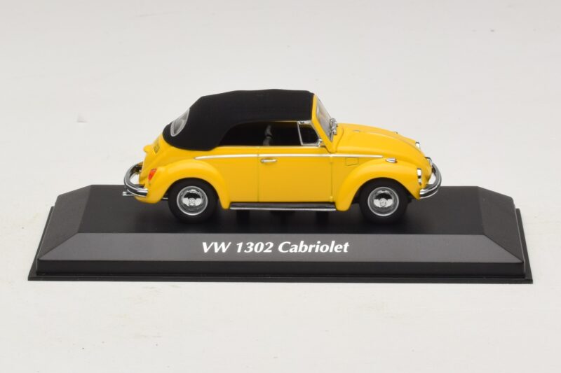 Volkswagen 1302 Cabriolet Jaune Maxichamps 1:43 940055030 Métal
