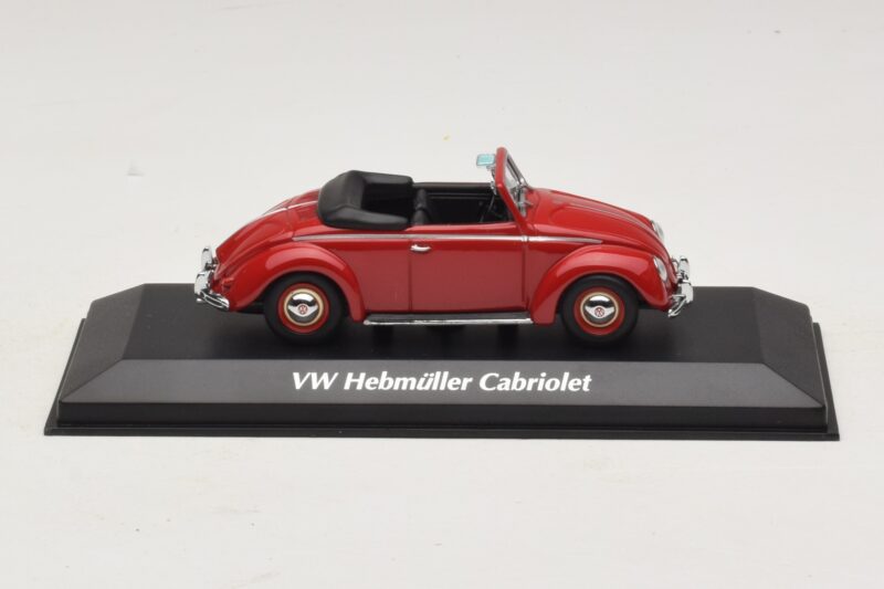 Volkswagen Hebmuller Cabriolet Rouge Maxichamps 1:43 Volkswagen Hebmuller Cabriolet Rouge Maxichamps 1:43 940052131 Métal