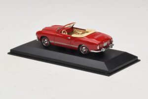 Volkswagen Karmann Ghia Cabriolet Rouge Foncé Minichamps 1:43 5032 Métal — image 3 sur 5